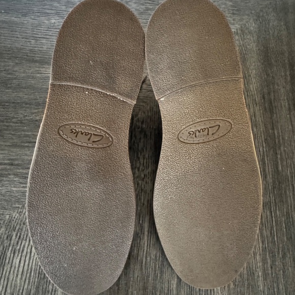 Clarks Chukka Boots Mens Brown Leather Bushacre 2 Desert 10.5M STYLE: 15522 - Picture 9 of 10